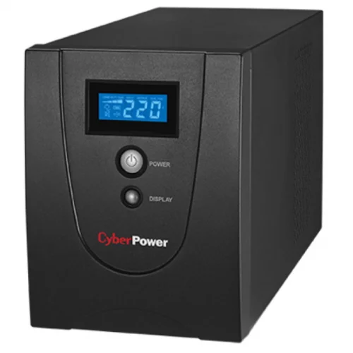 Источник бесперебойного питания CyberPower VALUE 2200ELCD, Line-Interactive, 2200VA/ 1320W, USB&Serial, RJ11/ RJ45, 4 Schuko, Black фото 2