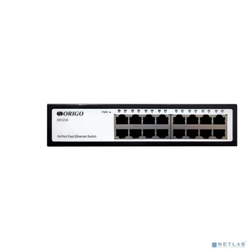 Коммутатор/ Unmanaged Switch 16x100Base-TX, metal case (OS1216/A1A)