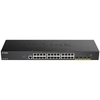 Коммутатор/ DGS-1250-28X Smart L2 Switch 24x1000Base-T, 4х10GBase-X SFP+, CLI, RJ45 Console (DGS-1250-28X/A1A)