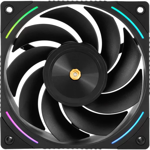 Кулер для корпуса/ Case Cooler Thermalright TL-K12R Reverse (120x120x25mm, 4-pin PWM, ARGB, 69CFM, 27dBA, 2150RPM, Black)