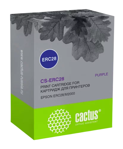 Картридж матричный Cactus CS-ERC28 фиолетовый для Epson ERC28/M2000/FUJITSU-29745/AT3000/NORAND-815/4000/4815/4820/DP815/NP815