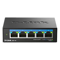 коммутатор D-Link Коммутатор, 5x2.5GBase-T, корпус металл (DMS-105/A2A)