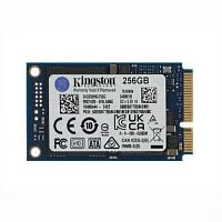 Твердотельный накопитель/ Kingston SSD KC600, 256GB, mSATA, SATA3, 3D TLC, R/W 550/500MB/s, IOPs 90 000/80 000, DRAM buffer 256MB, TBW 150, DWPD 0.32 (12 мес) (SKC600MS/256G)