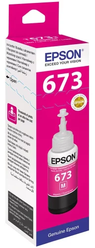 Чернила/ Epson 673 EcoTank Ink Magenta (C13T673398)
