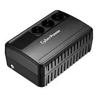 ИБП CyberPower BU600E, Line-Interactive, 600VA/360W, 3 Schuko розетки, Black, 0.28х0.14х0.23м., 4.4кг./ UPS Line-Interactive CyberPower BU600E 600VA/360W (3 EURO)