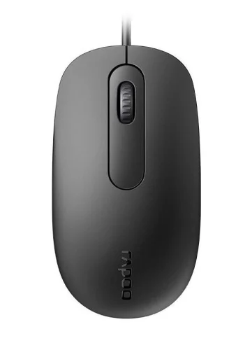 Мышь проводная RAPOO N200-BL (N200#3LG) Мышь проводная RAPOO N200-BL, цвет - черный (18548) (N200#3LG)