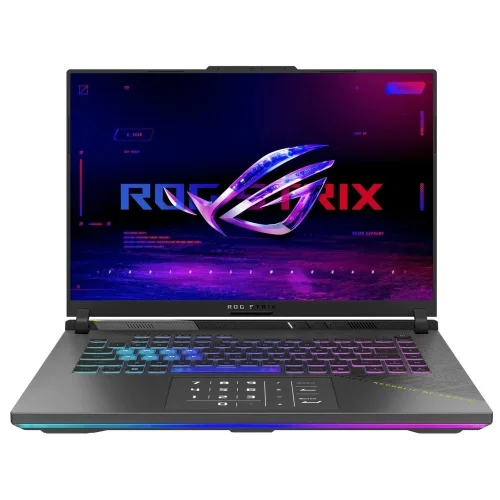Ноутбук ASUS ROG Strix G16 G614PR-RV089 16(1920x1200 (матовый, 165Hz) IPS)/ AMD Ryzen 9 8940HX(4Ghz)/ 32768Mb/ 1024PCISSDGb/ noDVD/ Ext:NVIDIA GeForce RTX 5070 Ti(12288Mb)/ Cam/ BT/ WiFi/ 90WHr/ war 1y/ 2.5kg/ (90NR0NJ7-M00620)