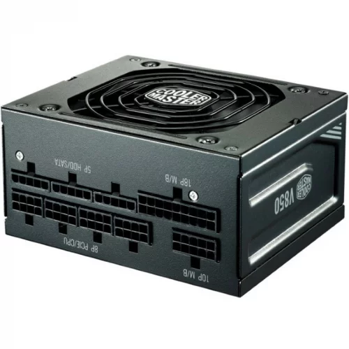Блок питания 850W Cooler Master V850 SFX Gold, SFX12V 3.42, APFC, Fan 92mm, 24pin, 8xSATA, 4xPCI-E(6+2), APFC, 80+ Gold (MPY-8501-SFHAGV-EU)