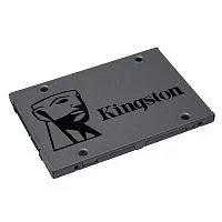 Твердотельный накопитель/ Kingston SSD A400, 960GB, 2.5" 7mm, SATA3, 3D TLC, R/W 500/450MB/s, TBW 300, DWPD 0.3 (12 мес) (SA400S37/960G)