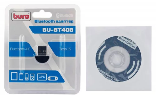 Адаптер USB Buro BU-BT40B BT4.0+EDR class 1.5 20м черный фото 3