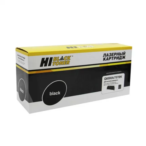 Картридж Hi-Black HB-Q6000A, черный, 2500 страниц, для HP CLJ 1600/ 2600/ 2605, восстановленный (150010115)