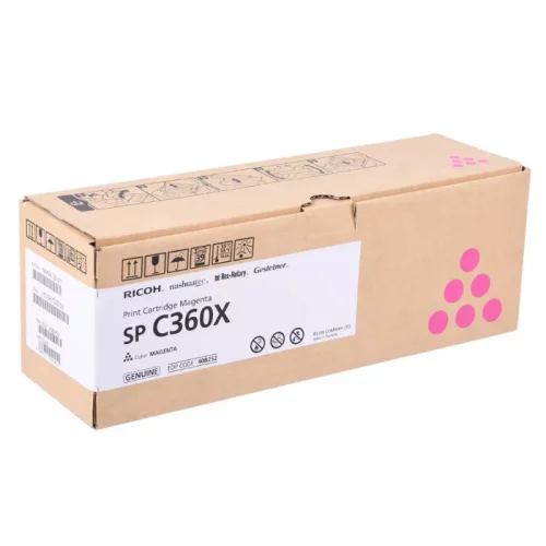 Print Cartridge Magenta SP C360X (9K) (408252)