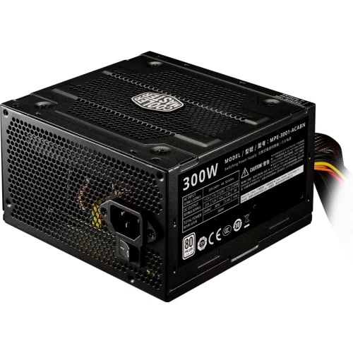 Блок питания 300Вт/ Power Supply Cooler Master Elite V4 300W 230V / 80 Plus 230V EU / ErP 2014 /  120mm fan / EU Cable