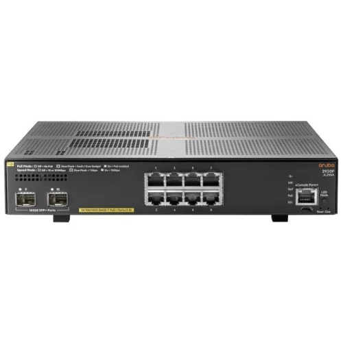 Коммутатор HP Aruba 2930F (8G PoE+, 2SFP+) (JL258A)