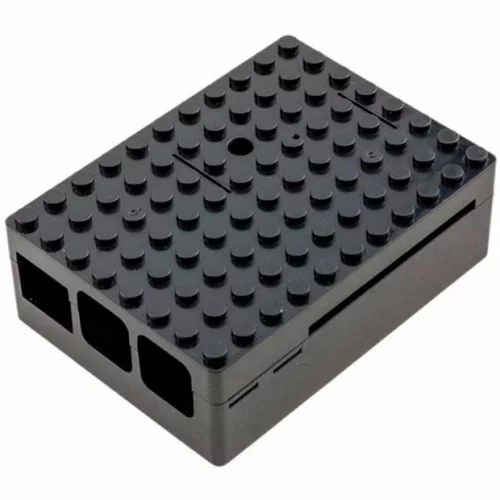 Корпус ACD RA182 Корпус ACD Black ABS Plastic Building Block case for Raspberry Pi 3 B/ B+ (CBPIBLOX-BLK) (494293)