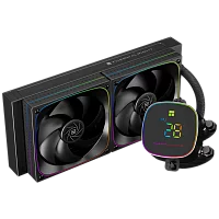 Система жидкостного охлаждения/ Water Cooling System Thermalright Frozen Horizon 240 Digital (240mm, LED temp., Black, ARGB/ Fans: 2x120mm, 68.9CFM, 28.2dBA, 2000RPM/ Pump height 53.2mm, Rad thickness (F-HORIZON-DIGITAL-BL-240-ARGB)