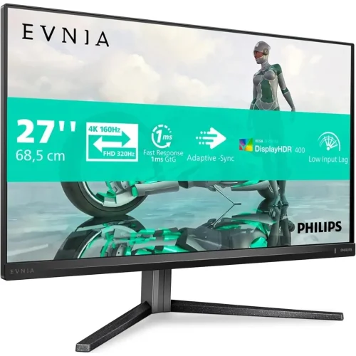 Монитор Philips 27 27M2N3800A/01, 16:9, IPS, UHD, FHD, 5ms, 1000cd, 160Hz, HDMI, DP, SPK фото 2
