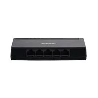 DAHUA DH-PFS3005-5GT-L 5-портовый гигабитный неуправляемый коммутатор, 5xRJ45 1Gb, коммутация 10 Гбит/ с, MAC-таблица 2K, пластик