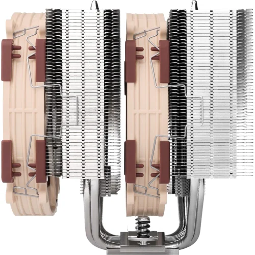 Кулер для процессора/ CPU Cooler Noctua NH-D15 G2 HBC (228W, 4-pin PWM, 168mm, Al/Cu, 8x6mm, 2x140mm, 91.5CFM, 24.8dBA, 1500RPM, S: 1851/1700/1200/115X, AM5/AM4, Beige/Brown) фото 3