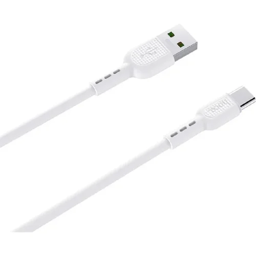 HOCO Кабель USB2.0 Hoco AM/ Type-C, 5А, X33, 1м, белый, коробка (HC-06126)