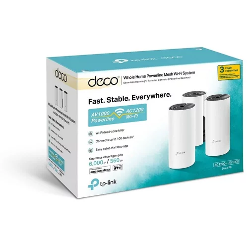 Комплект точек доступа TP-Link Deco P9 3 шт. (DECO P9(3-PACK)) фото 4