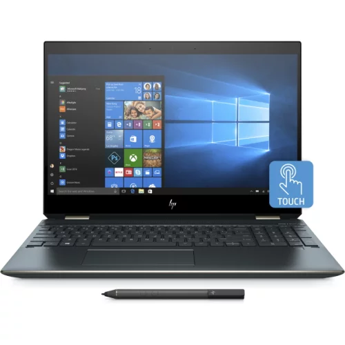 Ноутбук-трансформер HP Spectre x360 15-df1006ur (10B02EA) (10B02EA#ACB) Ноутбук-трансформер HP Spectre x360 15-df1006ur 15.6 UHD Touch/ Core i7-10510U/ 16 GB/ 1TB SSD/ nVidia GeForce MX250 2GB/ WiFi/ BT/ Win10/ Ocean Blue (10B02EA)
