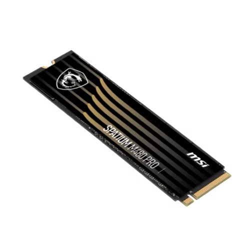 MSI SSD SPATIUM M480 Pro, 4000GB, M.2(22x80mm), NVMe, PCIe 4.0 x4, 3D TLC, R/W 7400/7000, IOPs 1 000 000/1 000 000, DRAM buffer 2048MB, TBW 3000, DWPD 0.41 (5 лет) (S78-440R050-P83) фото 2