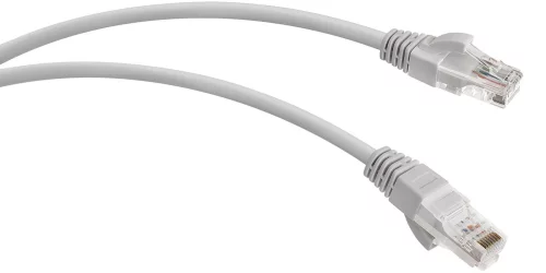 Патч-корд WRline WR-PC-RJ45-UTP-5E-0.3-GY UTP RJ-45 вил.-вилка RJ-45 кат.5E 0.3м серый LSZH (уп.:1шт)