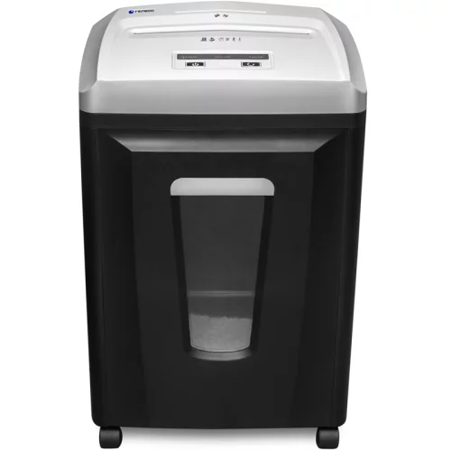 Уничтожитель документов ГЕЛЕОС УП21-7, DIN P-7 (7 ур-нь секр.), фрагмент 0,8х2мм, 7-8 лист (70г/м2), CD/пл.карты, 23 литра