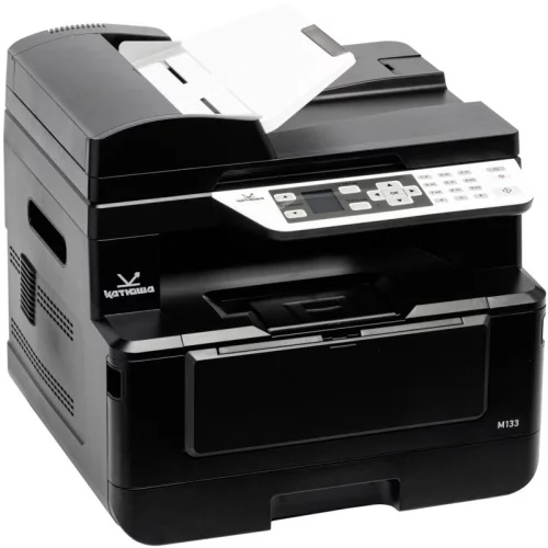 МФУ Катюша M133p принтер/ копир/ сканер, 33 стр/ мин А4 Ч/ Б, 1200 dpi. 512МБ RAM, Ethernet, USB, USB-host, Wi-Fi (опция). Тонер в комплекте на 700 отп. Российская сборка (M133P-512)