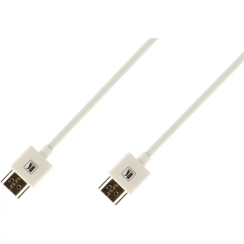 Кабель HDMI-HDMI (Вилка - Вилка), белый, 0,9 м (C-HM/ HM/ PICO/ WH-3) (C-HM/HM/PICO/WH-3)