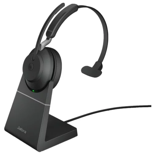 Гарнитура беспроводная/ Jabra Evolve2 65, Link380a MS Mono Stand Black фото 2
