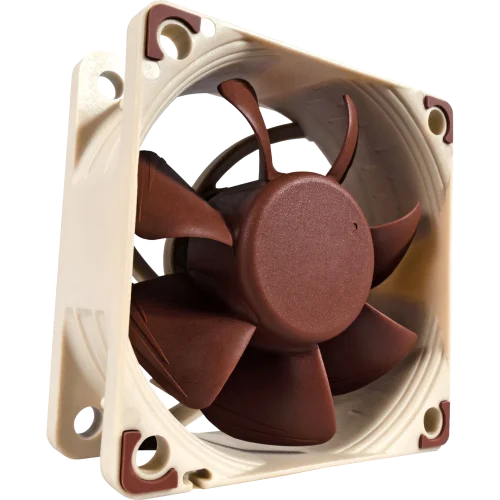 Кулер для корпуса/ Case Cooler Noctua NF-A6X25 5V PWM (60x60x25mm, 4-pin PWM, 29.2CFM, 19.3dBA, 3000RPM, Beige/Brown)