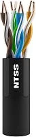 Кабель информационный NTSS NTSS-OUT-UTP4-5Е-PE-BL кат.5E U/ UTP 4X2X24AWG PE внешний 305м черный