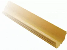 Прямая секция оптического лотка, 100x120 мм, 2 метра, желтая (LAN-OT100X120)