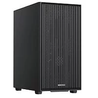 XASTRA Корпус A307M 2BK SI Black mATX/Mesh/Metal left panel / 2x120mm PWM FC black fans/ A307M-2FC12BK-SI