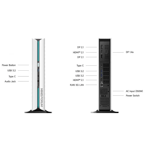 Minisforum Мини Компьютер G1PRO-R98945HX/32GB+1TB G1 Pro, 32GB+1TB, WIN11 Pro фото 3