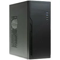 Корпус c блоком питания 450 Ватт/ Case Foxline FL-301, ATX, 1x5.25EXT, 1x3.5EXT, 4x3.5INT, 4xUSB2.0, HDA, w/o FAN, w/450W ATX PSU, w/1.2m EU pwr cord (FL-301-FZ450R)