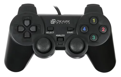 Геймпад Оклик GP-200M черный USB виброотдача (1138116)