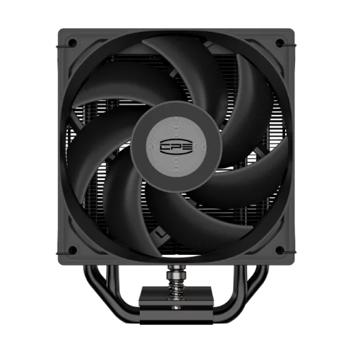 Кулер для процессора/ CPU Cooler PCCooler RT500 Digital BK (240W, 4-pin PWM, LED temp., 152mm, Al/Cu, 5x6mm, 1x120mm, 73.32CFM, 34.9dBA, 2200RPM, S: 1851/1700/1200/115X, AM5/AM4, black)