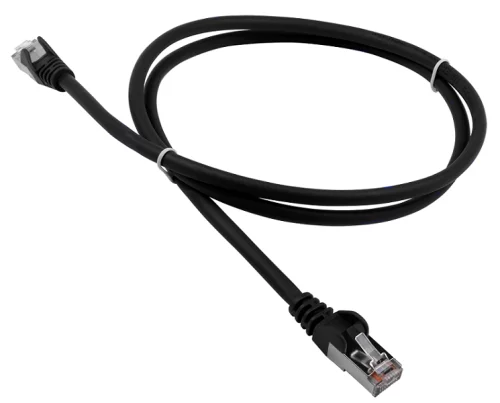 Патч-корд LANMASTER LSZH FTP кат.5e, 10.0 м, черный (LAN-PC45/ S5E-10-BK) (LAN-PC45/S5E-10-BK)