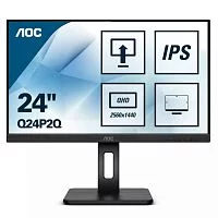 Эскиз Монитор 23.8" AOC Q24P2Q Black  q24p2q