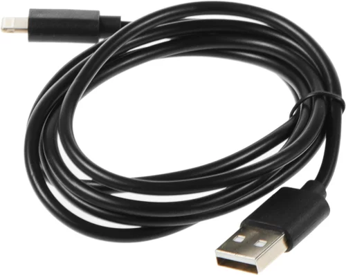 Кабель Buro USB-IP-1.2B2A USB (m)-Lightning (m) 1.2м черный фото 3