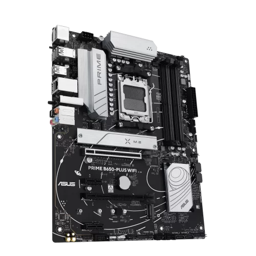 Материнская плата ASUS PRIME B650-PLUS WIFI AM5 ATX 4xDDR5 2xPCIEx16 2xPCIEx1 2xM.2 USB-C DP HDMI 2.5GLAN WIFI 6E (90MB1KP0-M0EAY0)
