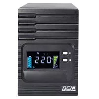 Источник бесперебойного питания Powercom Smart King Pro+ SPT-1000 LCD 800Вт 1000ВА черный/ UPS Powercom Smart King Pro+ SPT-1000 LCD 800W 1000Va black (SPT-1000-II LCD)