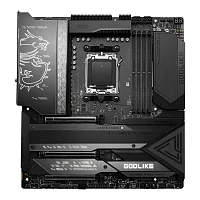 Материнская плата/ MB MSI AMD X670 sAM5, 4xDDR5(256GB), HDMI 2.1/DP/DP (Type-C), 2xPCIe 5.0x16, 1xPCIe 4.0x16, 1xLAN (2.5GbE), Wi-Fi, BT, 6xSATA 6Gb/s, 4xM.2, 1xUSB-C, 6xUSB 3.2, 2xUSB 2.0, ATX (MPG X670E CARBON WIFI)