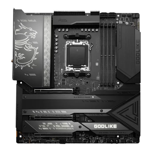 Материнская плата/ MB MSI AMD X670 sAM5, 4xDDR5(256GB), HDMI 2.1/DP/DP (Type-C), 2xPCIe 5.0x16, 1xPCIe 4.0x16, 1xLAN (2.5GbE), Wi-Fi, BT, 6xSATA 6Gb/s, 4xM.2, 1xUSB-C, 6xUSB 3.2, 2xUSB 2.0, ATX (MPG X670E CARBON WIFI)