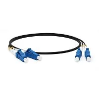 Кабельная сборка Hyperline FC-D2-9-LC/ UR-LC/ UR-H-3M-LSZH-BK Патч-корд волоконно-оптический (шнур) SM 9/ 125 (OS2), LC/ UPC-LC/ UPC, 2.0мм, duplex, LSZH, 3м, черный (FC-D2-9-LC/UR-LC/UR-H-3M-LSZH-BK)