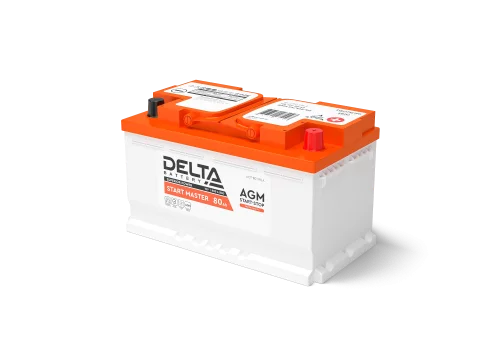 Стартерная АКБ DELTA START MASTER 1280 (12V, 80Ah) AGM (DELTA START MASTER 80 AH AGM)