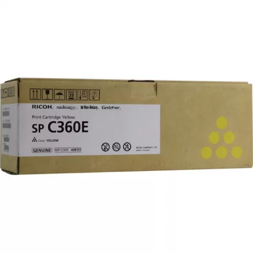 Print Cartridge Yellow SP C360E (1,5K) (408191)